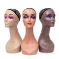 Long Neck Wig Head Half Body Mannequin Head